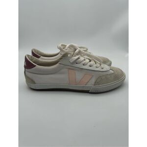 Veja Volley 70s Inspired Canvas‎ Suede Volleyball  Women Sneaker White US 5